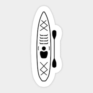 Sit On Top Kayak Sticker
